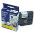 Brother TZ-221 3/8 " Black On White P-touch Laminated Tape